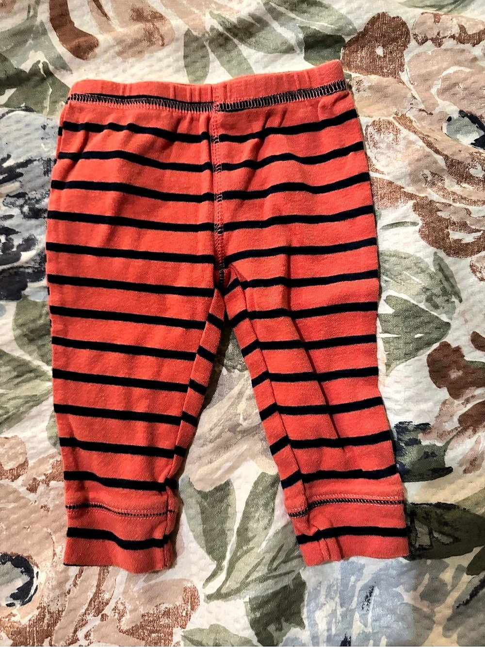 Carter's Striped Baby Pants in Orange & Black Size 6